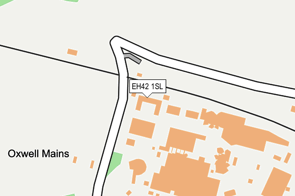 EH42 1SL map - OS OpenMap – Local (Ordnance Survey)