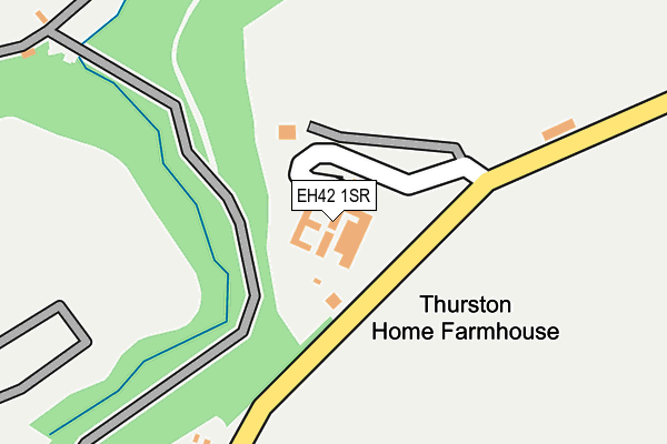 EH42 1SR map - OS OpenMap – Local (Ordnance Survey)