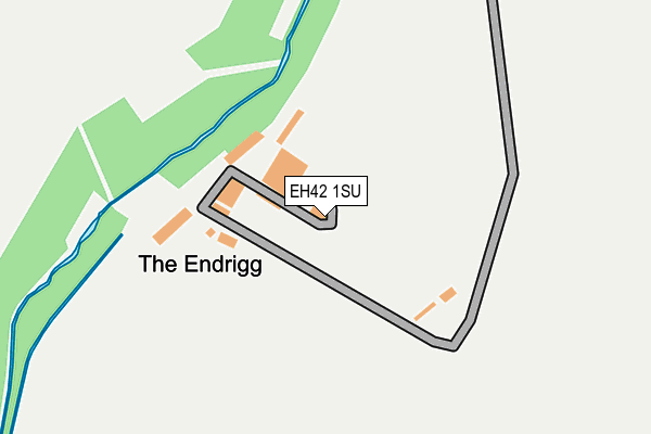 EH42 1SU map - OS OpenMap – Local (Ordnance Survey)