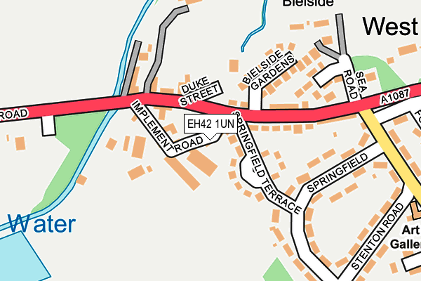 EH42 1UN map - OS OpenMap – Local (Ordnance Survey)