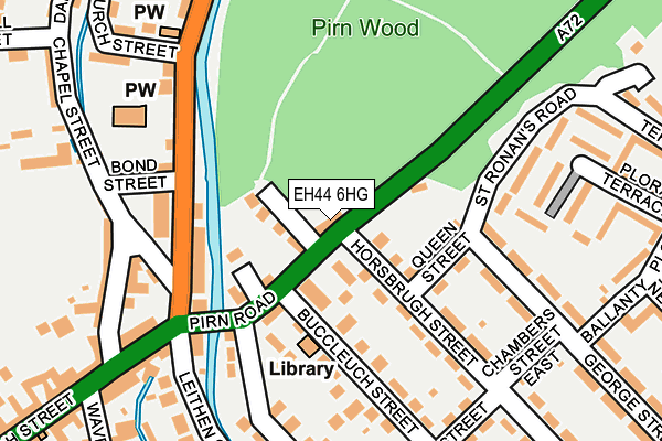 EH44 6HG map - OS OpenMap – Local (Ordnance Survey)