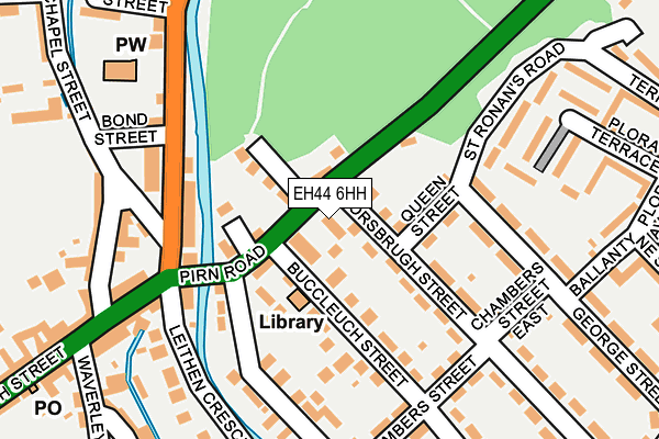 EH44 6HH map - OS OpenMap – Local (Ordnance Survey)