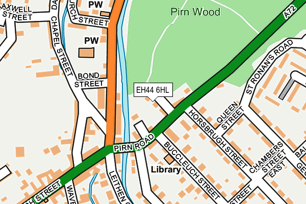 EH44 6HL map - OS OpenMap – Local (Ordnance Survey)