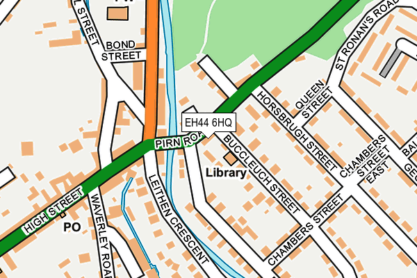 EH44 6HQ map - OS OpenMap – Local (Ordnance Survey)