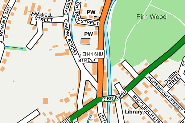 EH44 6HU map - OS OpenMap – Local (Ordnance Survey)