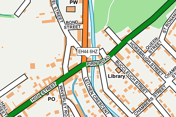 EH44 6HZ map - OS OpenMap – Local (Ordnance Survey)