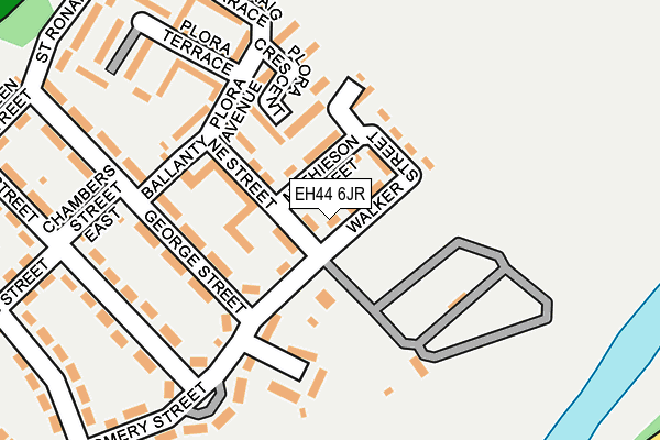 EH44 6JR map - OS OpenMap – Local (Ordnance Survey)