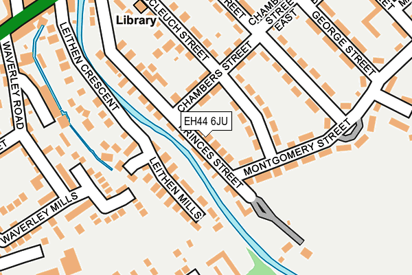 EH44 6JU map - OS OpenMap – Local (Ordnance Survey)
