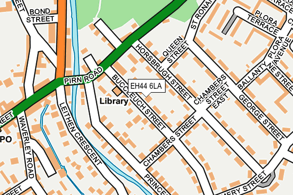 EH44 6LA map - OS OpenMap – Local (Ordnance Survey)