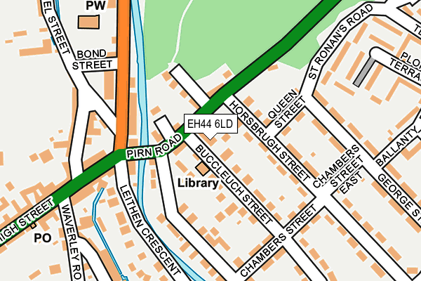 EH44 6LD map - OS OpenMap – Local (Ordnance Survey)