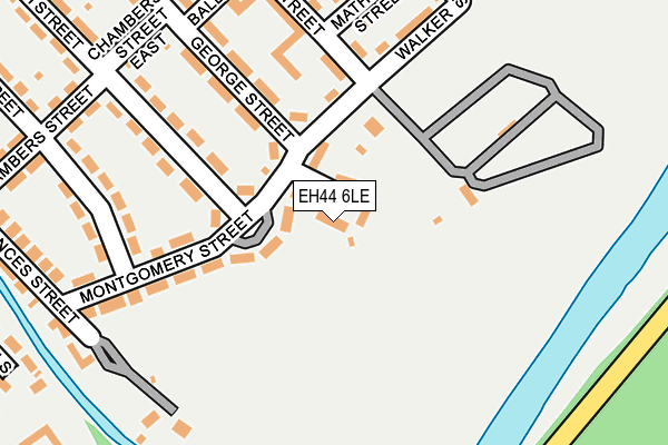EH44 6LE map - OS OpenMap – Local (Ordnance Survey)