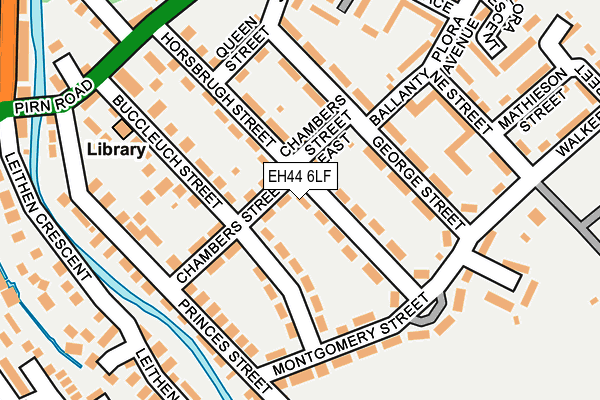 EH44 6LF map - OS OpenMap – Local (Ordnance Survey)