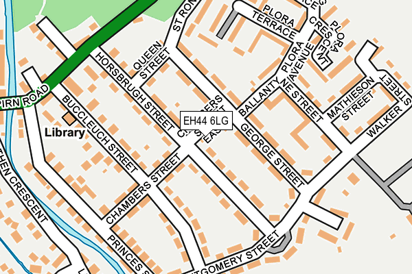 EH44 6LG map - OS OpenMap – Local (Ordnance Survey)