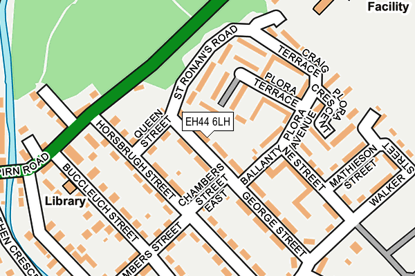 EH44 6LH map - OS OpenMap – Local (Ordnance Survey)