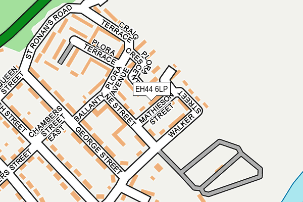 EH44 6LP map - OS OpenMap – Local (Ordnance Survey)