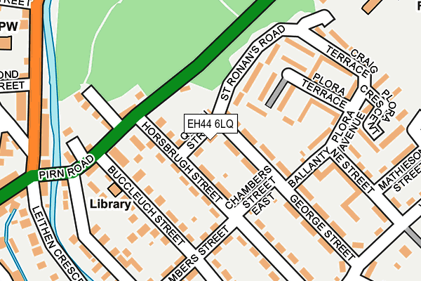 EH44 6LQ map - OS OpenMap – Local (Ordnance Survey)