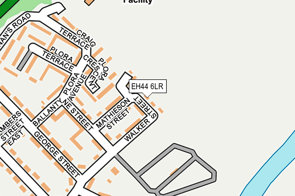 EH44 6LR map - OS OpenMap – Local (Ordnance Survey)