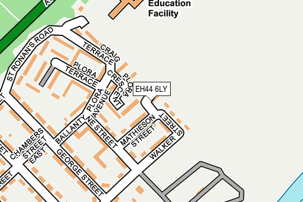 EH44 6LY map - OS OpenMap – Local (Ordnance Survey)