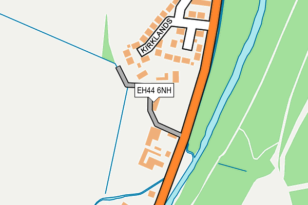 EH44 6NH map - OS OpenMap – Local (Ordnance Survey)