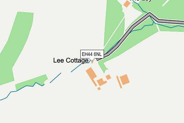 EH44 6NL map - OS OpenMap – Local (Ordnance Survey)