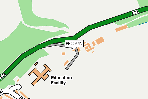 EH44 6PA map - OS OpenMap – Local (Ordnance Survey)