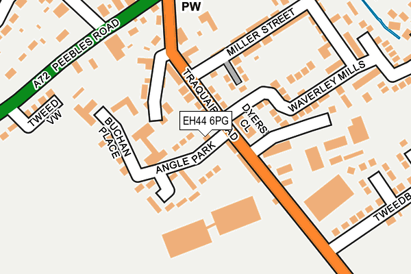 EH44 6PG map - OS OpenMap – Local (Ordnance Survey)