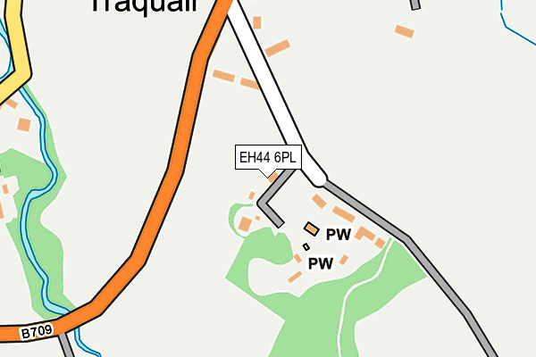 EH44 6PL map - OS OpenMap – Local (Ordnance Survey)