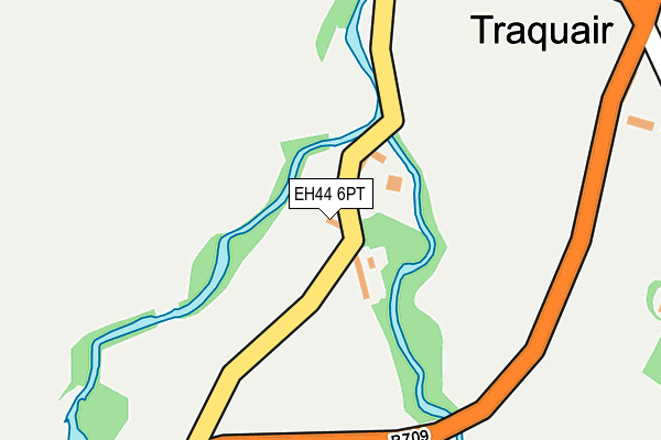 EH44 6PT map - OS OpenMap – Local (Ordnance Survey)