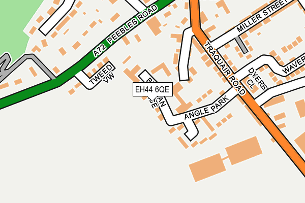 EH44 6QE map - OS OpenMap – Local (Ordnance Survey)