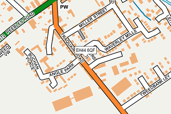 EH44 6QF map - OS OpenMap – Local (Ordnance Survey)