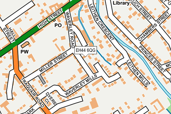 EH44 6QG map - OS OpenMap – Local (Ordnance Survey)
