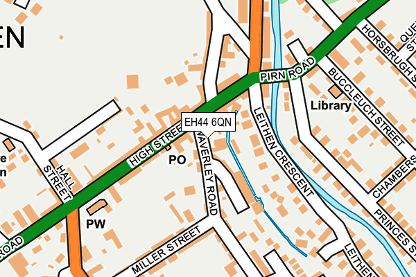 EH44 6QN map - OS OpenMap – Local (Ordnance Survey)