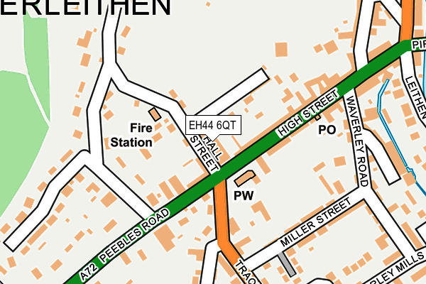 EH44 6QT map - OS OpenMap – Local (Ordnance Survey)