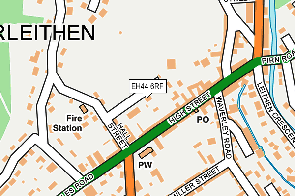EH44 6RF map - OS OpenMap – Local (Ordnance Survey)