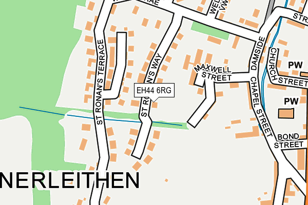 EH44 6RG map - OS OpenMap – Local (Ordnance Survey)