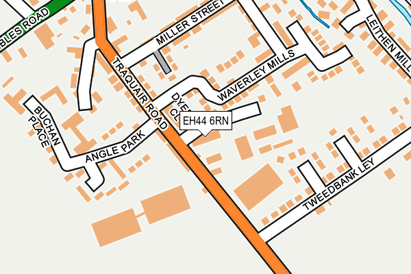 EH44 6RN map - OS OpenMap – Local (Ordnance Survey)