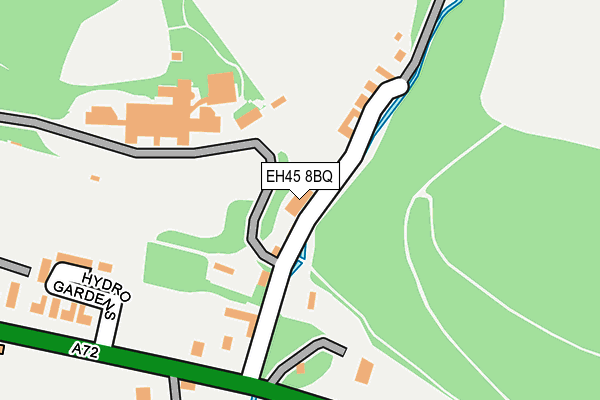 EH45 8BQ map - OS OpenMap – Local (Ordnance Survey)