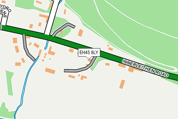 EH45 8LY map - OS OpenMap – Local (Ordnance Survey)