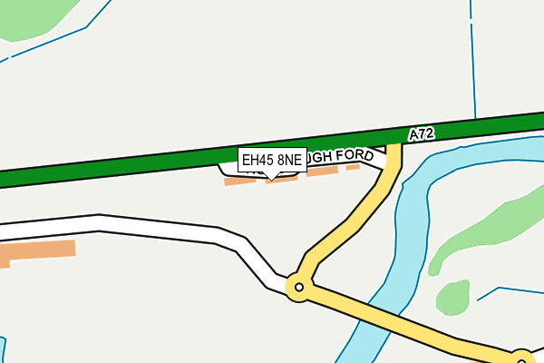 EH45 8NE map - OS OpenMap – Local (Ordnance Survey)