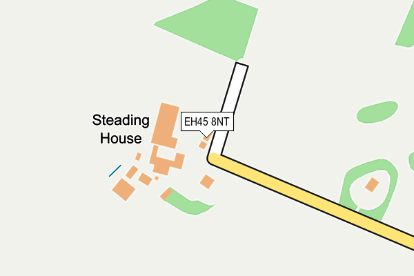 EH45 8NT map - OS OpenMap – Local (Ordnance Survey)