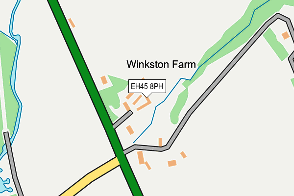 EH45 8PH map - OS OpenMap – Local (Ordnance Survey)