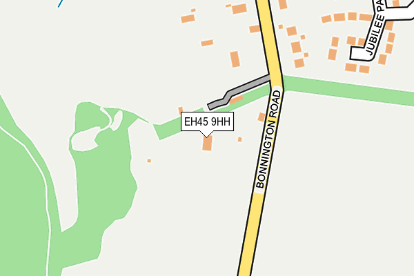 EH45 9HH map - OS OpenMap – Local (Ordnance Survey)