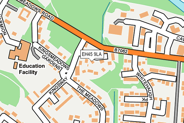 EH45 9LA map - OS OpenMap – Local (Ordnance Survey)