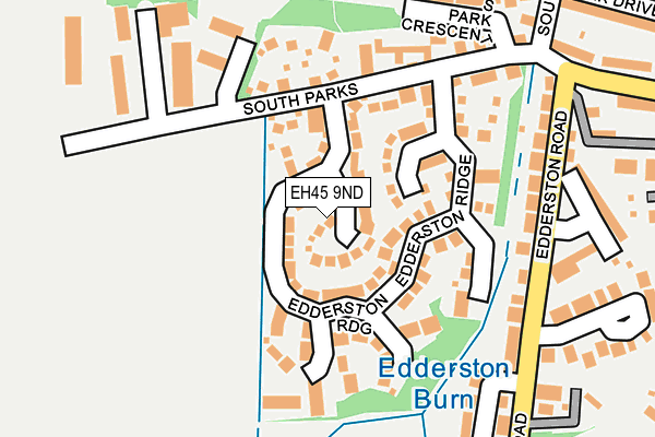 EH45 9ND map - OS OpenMap – Local (Ordnance Survey)