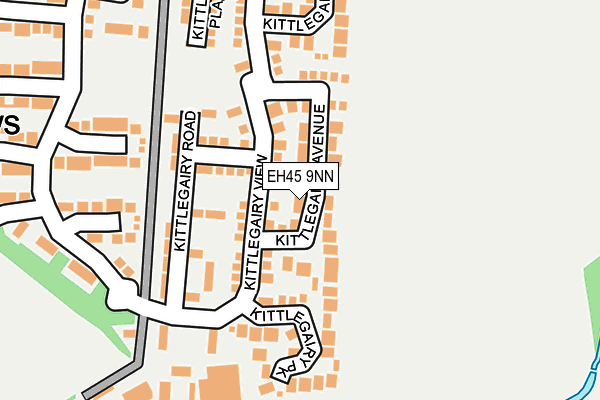 EH45 9NN map - OS OpenMap – Local (Ordnance Survey)