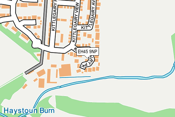 EH45 9NP map - OS OpenMap – Local (Ordnance Survey)