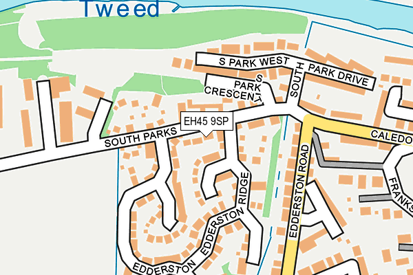 EH45 9SP map - OS OpenMap – Local (Ordnance Survey)