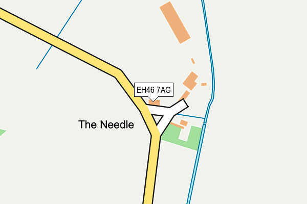 EH46 7AG map - OS OpenMap – Local (Ordnance Survey)