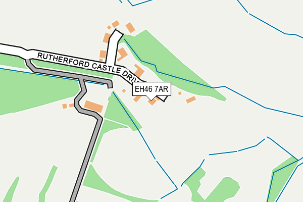EH46 7AR map - OS OpenMap – Local (Ordnance Survey)