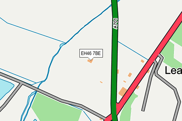 EH46 7BE map - OS OpenMap – Local (Ordnance Survey)